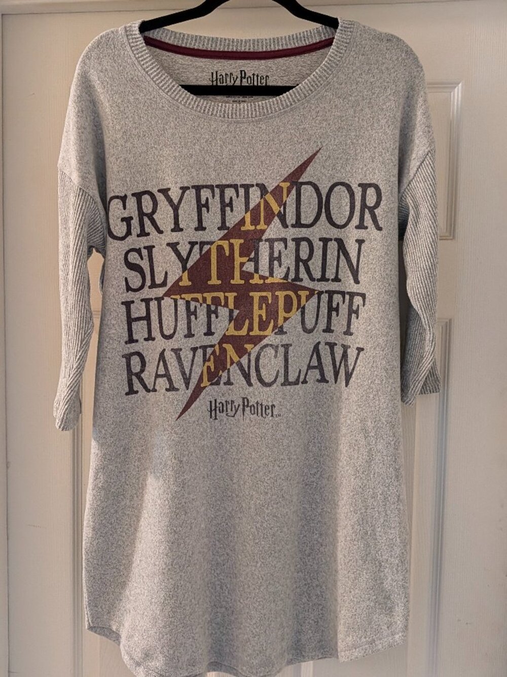 Harry Potter Girls Hogwarts Houses Graphic Sweater Dress Medium 8-10